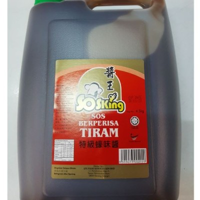 SOS KING SOS BERPERISA TIRAM (1CTN X 4DRUM X 4.5KG)